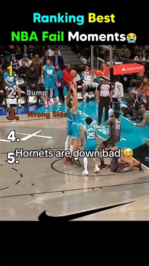 Ranking Best NBA Fail Moments😭#NBA #shorts #funny #sports