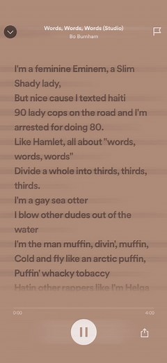 Decoding the Lyrics of Bo Burnham's 'Words, Words, Words'