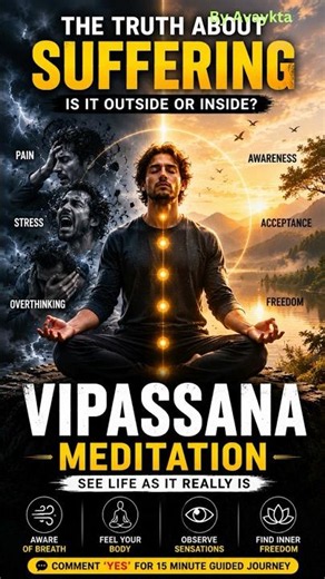 The Truth About Suffering | A Powerful Introduction to Vipassana Meditation 🧘✨