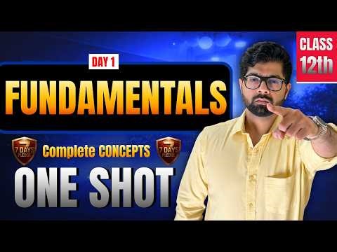 DAY 01 || 7 Days Pledge || Class 12th Accounts Ch 1 Fundamentals All Concepts Manan Malik