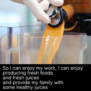 Kuvings commercial cold press juicer CHEF with wide feeding chute is the right juicer for your success business. | Kuvings