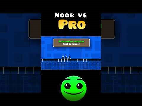 Noob vs pro 💀 #geometrydash