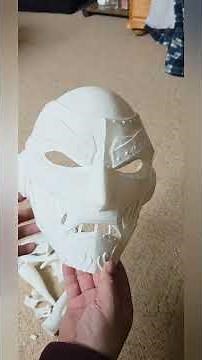 I made a Dr Doom mask! what you think? #marvel #diy #3dprinting