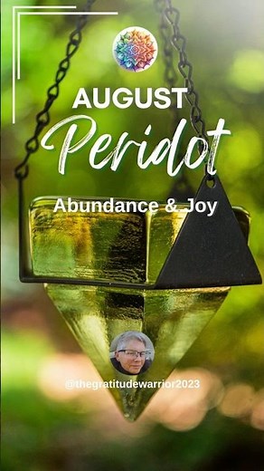 What is August's AMAZING Birthstone of Abundance and Joy?