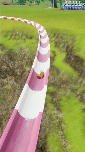 I Almost DIED on This Water Slide! 😱💦 / Planet Coaster 2