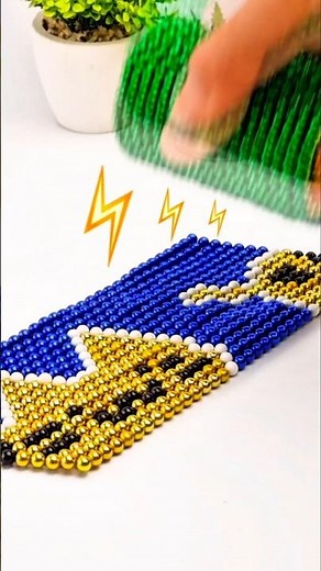 🧲 Crazy ASMR Build with Magnetic Balls! 😍 So Satisfying! #Shorts