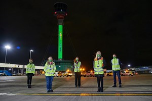 Today we're celebrating World Autism Awareness Day. To raise awareness of the Hidden Disabilities Sunflower, our colleagues from Team Heathrow have come together to project an important message onto our most iconic building at heathrow, the NATS Air Traffic Control Tower. 🌻 | Heathrow Airport