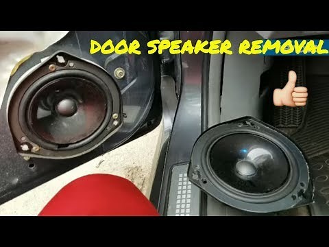 HOW TO INSTALL 2004-2008 ACURA TL NEW OEM DOOR SPEAKERS QUICK EASY