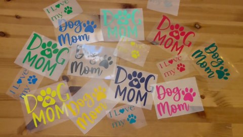 Dog Mom Vinyl Decal Paw Sticker for Dog Gift Paw Prints Decal Dog Sticker for Car Window Handlettered Paw Decal for Laptop Dog Mom Vinyl - Etsy