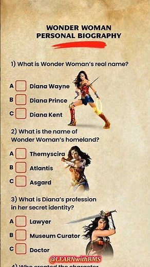 Only True Movie Lovers Can Answer All Of These Questions !!🧠💨 CAN YOU ANSWER❓️🤔#shorts #wonderwoman