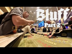 Huge $5K Across Bet on the Crapless Craps Table at the Durango Casino with ‪@Bluffinbob‬
