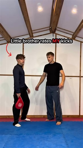 Little brother rates MY kicks… | Nathearn