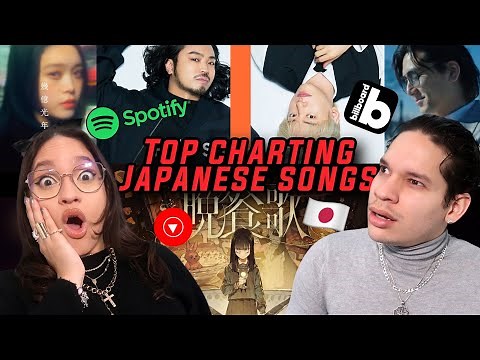 Reacting to the TOP 10 Most Popular Songs in JAPAN right now...