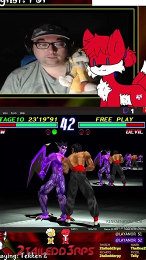 Law Hard Playthru complete! [Tekken 2] | #2tailedd3rps on #Twitch