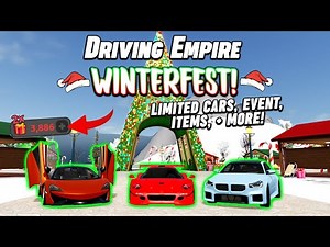 HUGE CHRISTMAS UPDATE!! (LIMITED CARS, WHEELS, SNOWY MAP & MORE!) || ROBLOX - Driving Empire