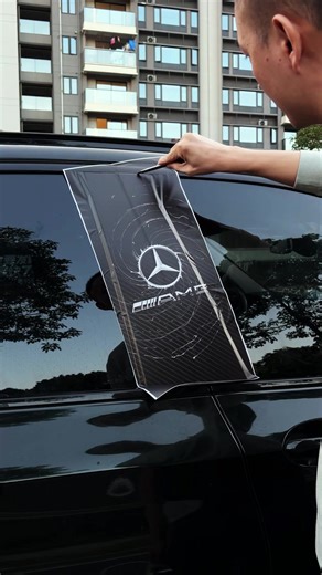 Customised Waterproof Anti-Scratch Mercedes-Benz Logo Sticker