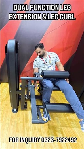 Dual Function Leg Extension & Leg Curl Machine | Commercial Gym Equipment #legmachines