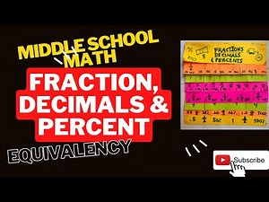Teach your kids fractions, decimals and percents in minutes with THESE easy tips!