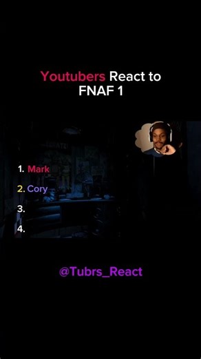 Youtubers React to FNAF 1 #shorts #viral #funny #nostalgia #fnaf #fyp