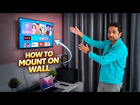 How to mount Cheapest Smart TV on wall? How to Wall Mount Your TV Like a Pro 📺 DIY TV Mounting Guide