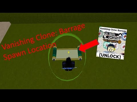 Vanishing Clone: Barrage Spawn Location and Showcase (Shindo Life)
