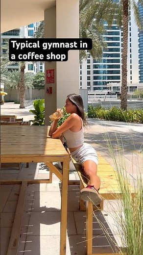 TYPICAL GYMNAST // Splits Everywhere, Gymnastics Split // Lera the gymnast #gymnast #coffeetime