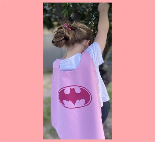 Batgirl Superhero Cape, Batman Themed Costume, Batgirl Dress-up, Personalised Child Gift - Etsy Australia