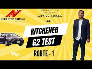 Kitchener G2 test route | October 2024