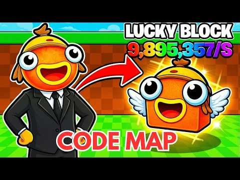 Be A Lucky Block [TYCOON] MAP FORTNITE CREATIVE Ferins- NEW SECRET CODE MAP BE A BRAINROT CODE SMUTI