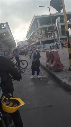 Cyclist Collides With Pedestrian at Busy Intersection