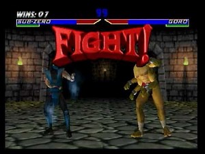 Mortal Kombat 4 (Nintendo 64) Sub-zero Gameplay