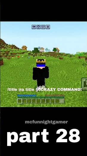 ⚡ Crazy Command Part 28 | This Minecraft Command Is OP! #minecraft #crazycommands #shorts