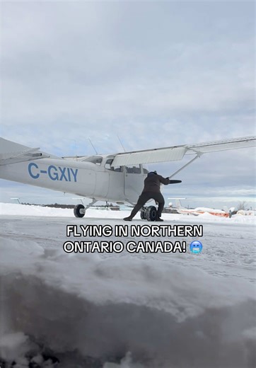 Great way to spend a cold Canadian Friday afternoon! #flying #pilot #fyp #winter #canada
