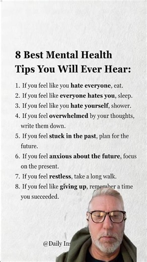 8 Mental Health Tips That Actually Stick #psychology #habits