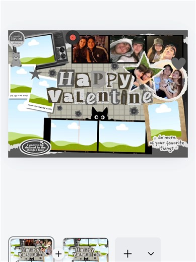 Rayakan Valentine dengan Template Scrapframe Modern