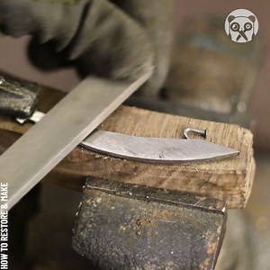 Turning rusty bolt into a sword pendant Partner: How to Restore YT: https://www.youtube.com/channel/UCWwUIqjw5BLn4L90fa9fdkw | Crafty Panda