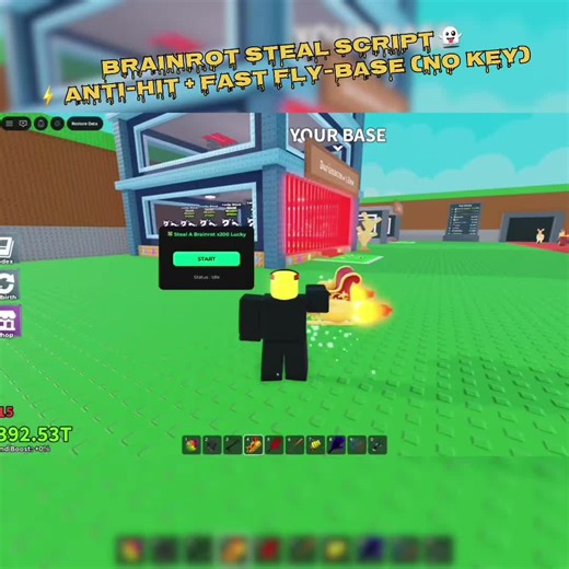 🧠💨 Steal a Brainrot Script — OP Instant Steal Free No-Key Version #stealabrainrot #robloxscript #nokey