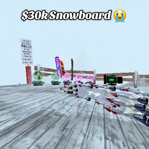 Rocket Board 5,000: High-Speed Snowboarding Adventure