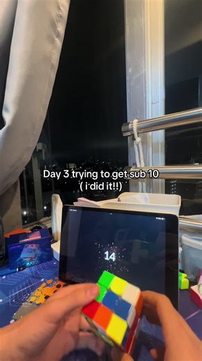 First Time Using a ZBLL for Speedcubing