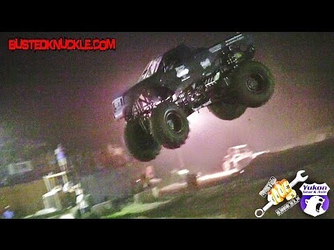 INSANE MONSTER MUD TRUCK CRASH