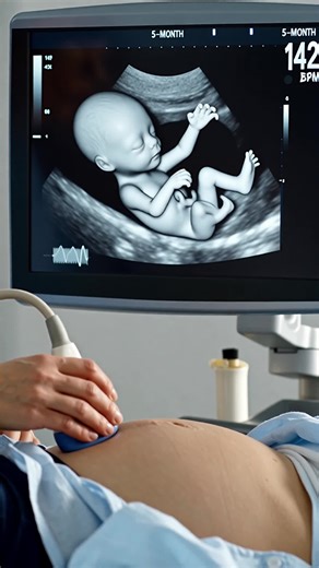5-Month Pregnancy Ultrasound: Baby Moving Clearly