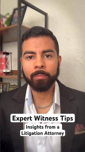 Expert Witness Tips to Stand Out from Litigation Attorney. Vide0 live on YouTube