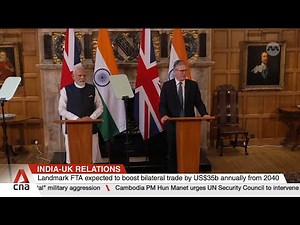 India and UK hail 'historic day' with signing of landmark free trade agreement