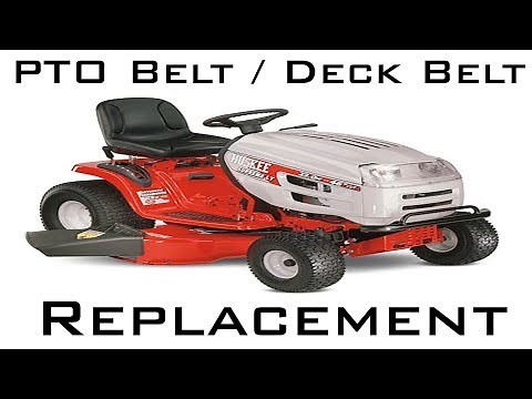 MTD and Huskee Mower PTO/Deck Belt Replacement
