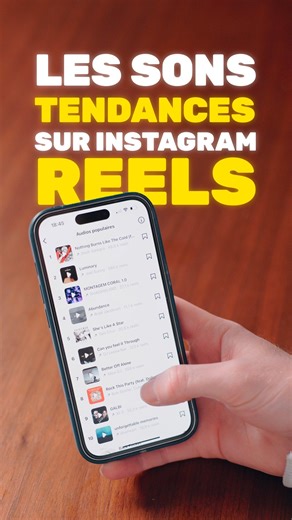 Benjamin Mollier | Pour trouver la liste des musiques tendances sur Instagram Reels c’est par ici ! 1. Trouvez dans votre fil un Reel dont la musique a une... | Instagram
