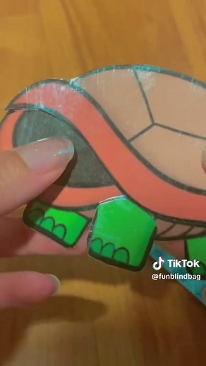 Replying to @Fun Blind Bag How to make Paper Pet Turtle 2/2 #fyp #foryou #paperdoll #pet #turtle #toy