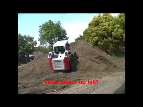 Demonstration the Stability of a TAKEUCHI TL130 track loader