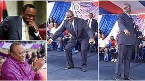 "Usituangushe": Kenyans beg President Uhuru to join Buga Won dance challenge