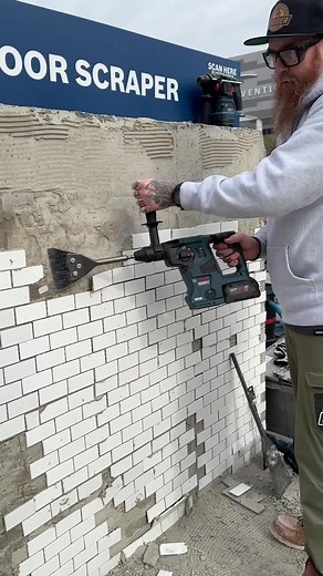Bosch Floor Scraper for Easy Tile Removal | Construction Tools