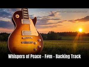 Slow Blues Backing Track in F#m / A | Emotional Guitar Jam – Whispers of Peace